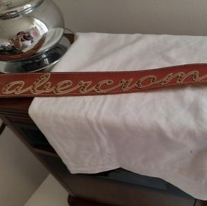 Vintage y2k Abercrombie Spellout Embroidered belt
